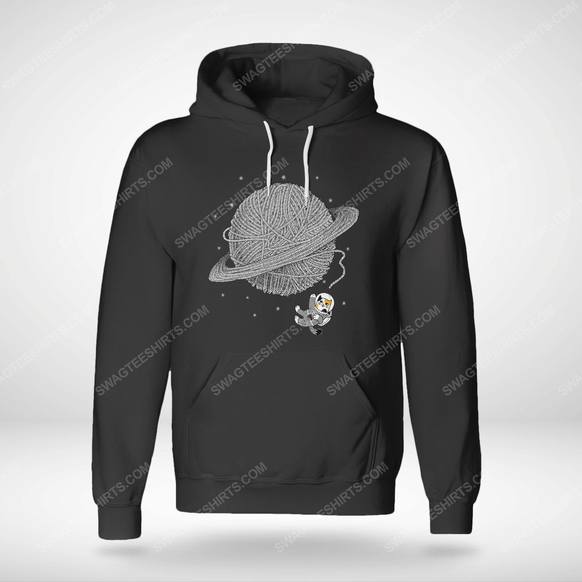 Astronaut and cat lover hoodie(1)