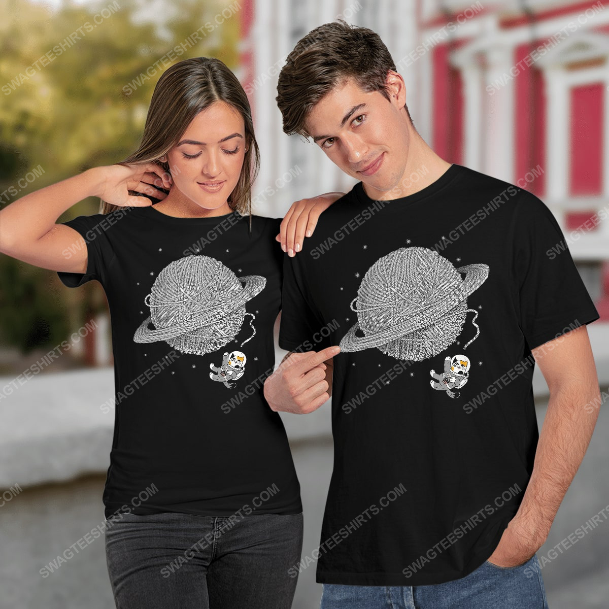Astronaut and cat lover shirt 2(1)