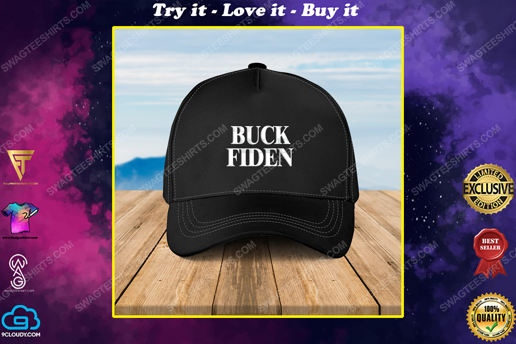 Buck fiden full print classic hat