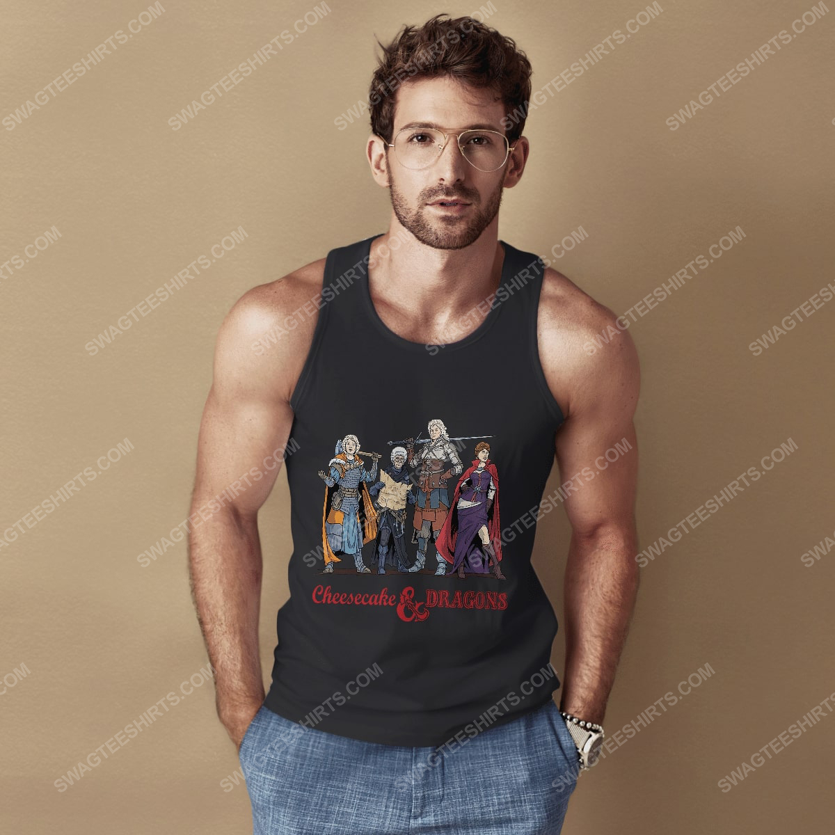 Cheesecake and dragons dungeons the golden girls tank top 1(1)