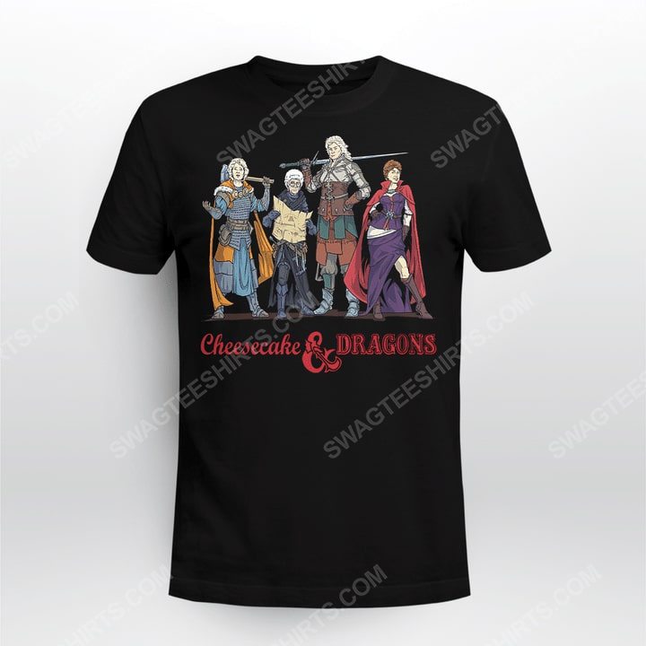 Cheesecake and dragons dungeons the golden girls tshirt 1
