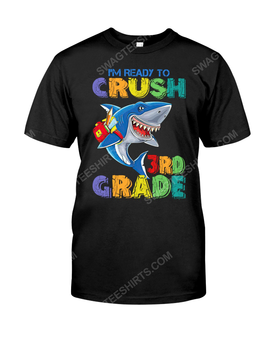 Custom back to school baby shark i'm ready to crush school shirt