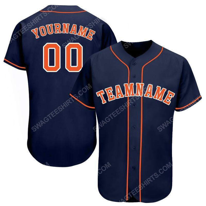 Custom name major league baseball houston astros baseball jersey 1(1) - Copy