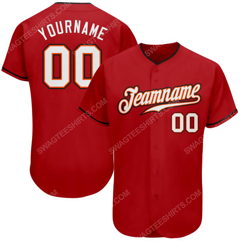 Custom team name mlb boston red sox full printed baseball jersey 2(1) - Copy