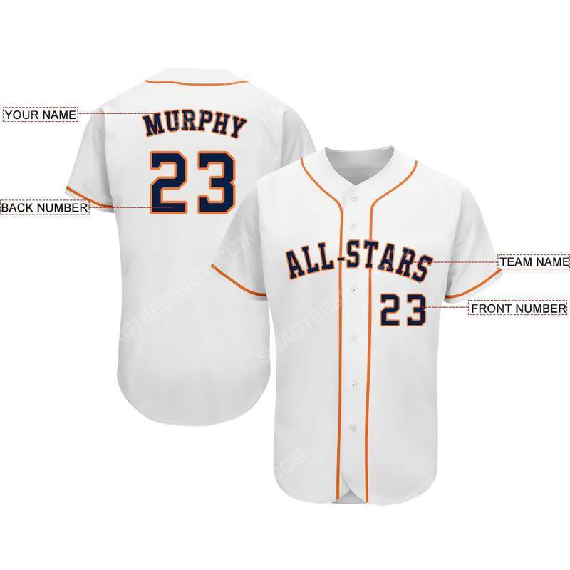 Custom team name mlb houston astros full printed baseball jersey 2(1) - Copy