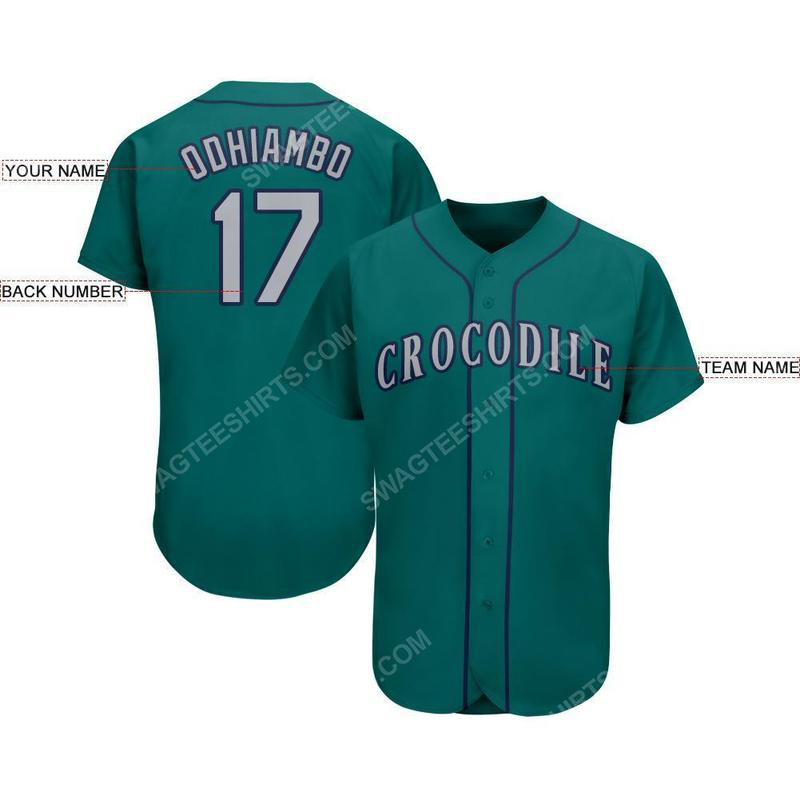 Custom team name mlb seattle mariners full printed baseball jersey 2(1) - Copy