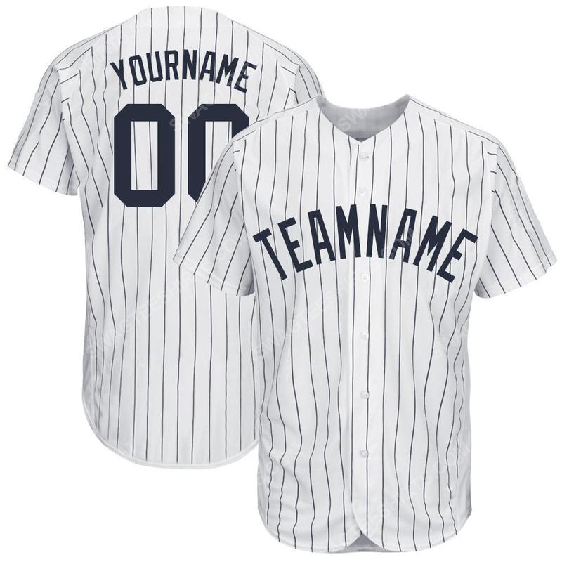 Custom team name new york yankees mlb full printed baseball jersey 1(1)