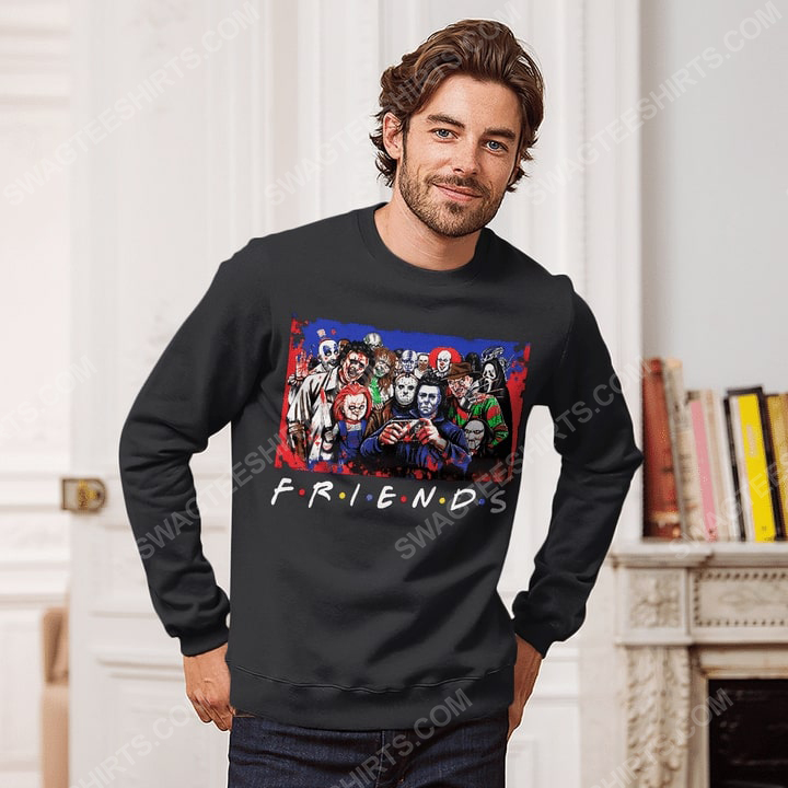 Friends tv show horror movie villains sweatshirt 1(1)