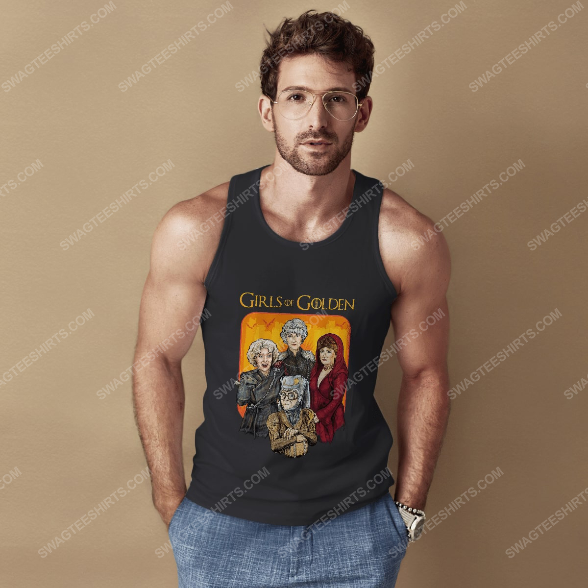 Game of thrones and the golden girls girls of golden tank top 1(1)