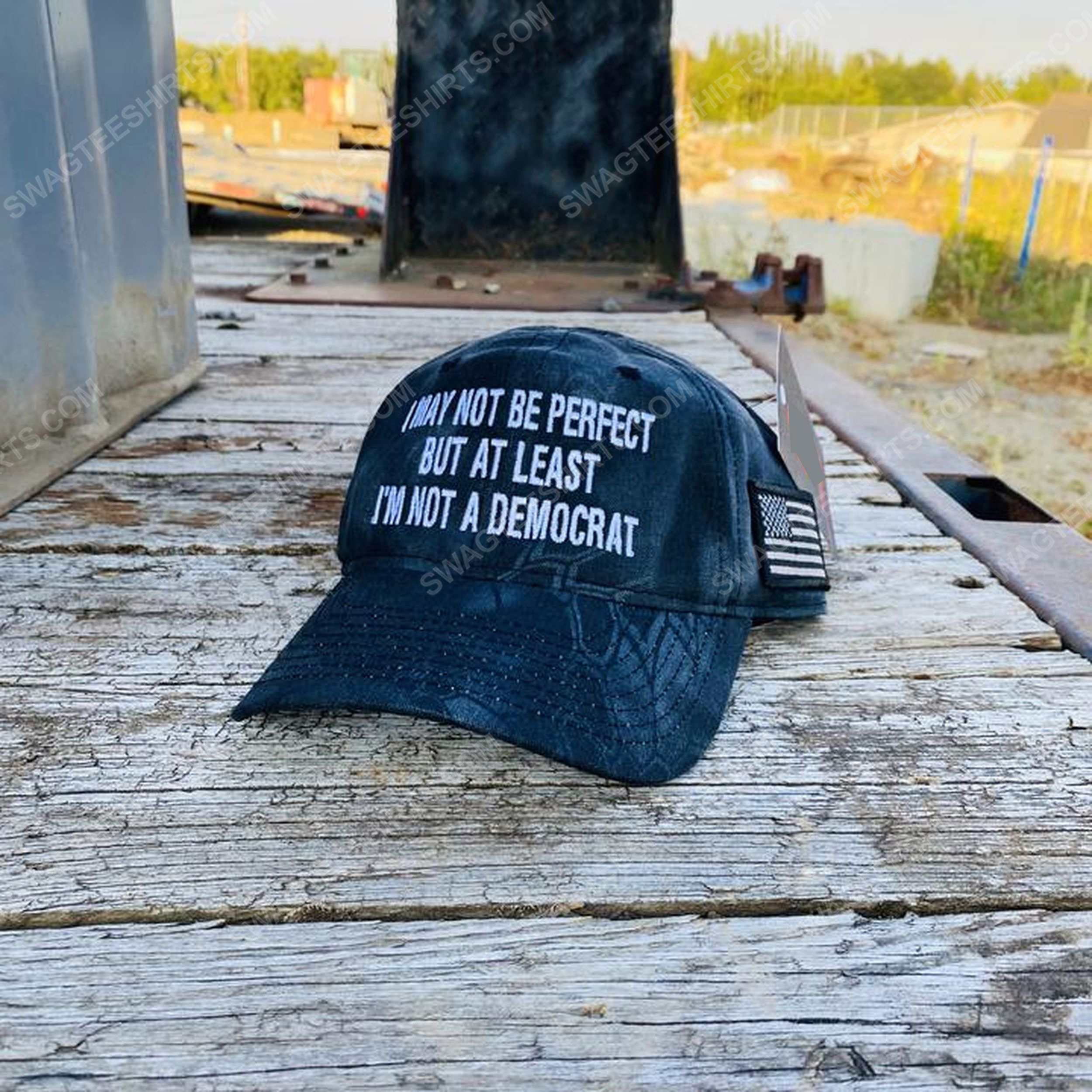 I may not be perfect but at least i'm not a democrat full print classic hat 1 - Copy (2)