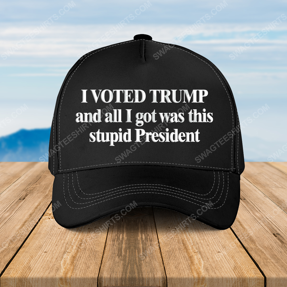 I voted trump and all i got was this stupid president full print classic hat 1 - Copy (2)