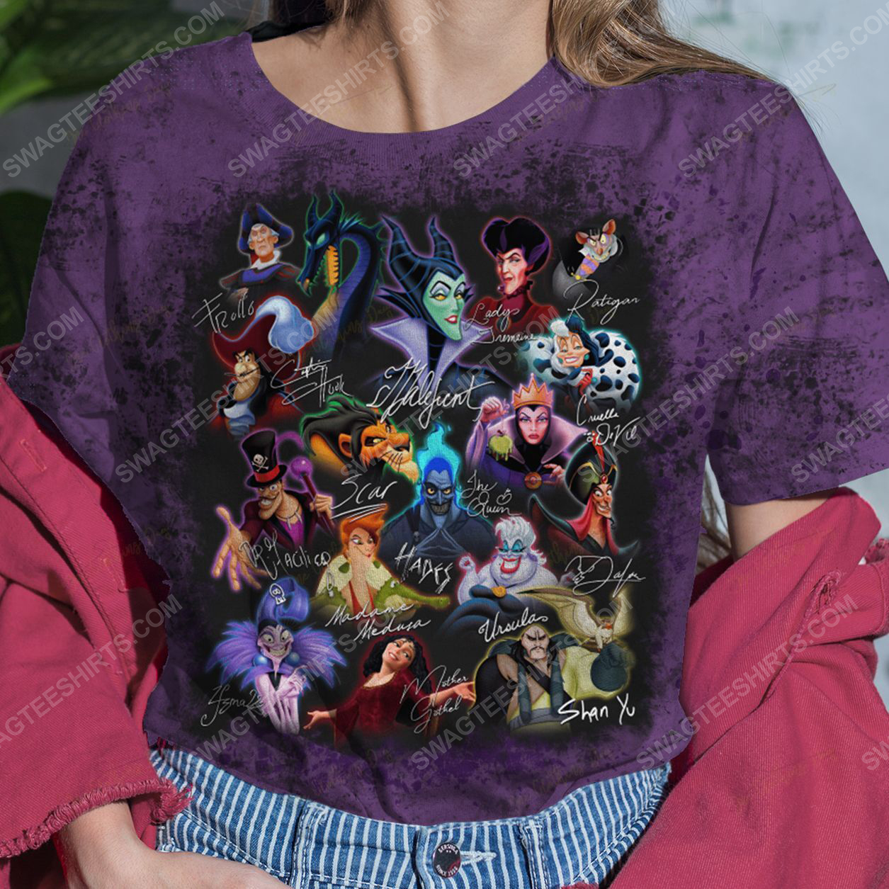Iconic disney villains characters halloween night shirt 2(1)