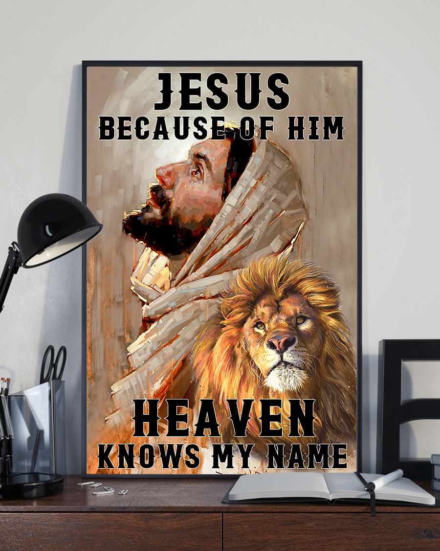 Jesus because of him heaven knows my name lion poster 3