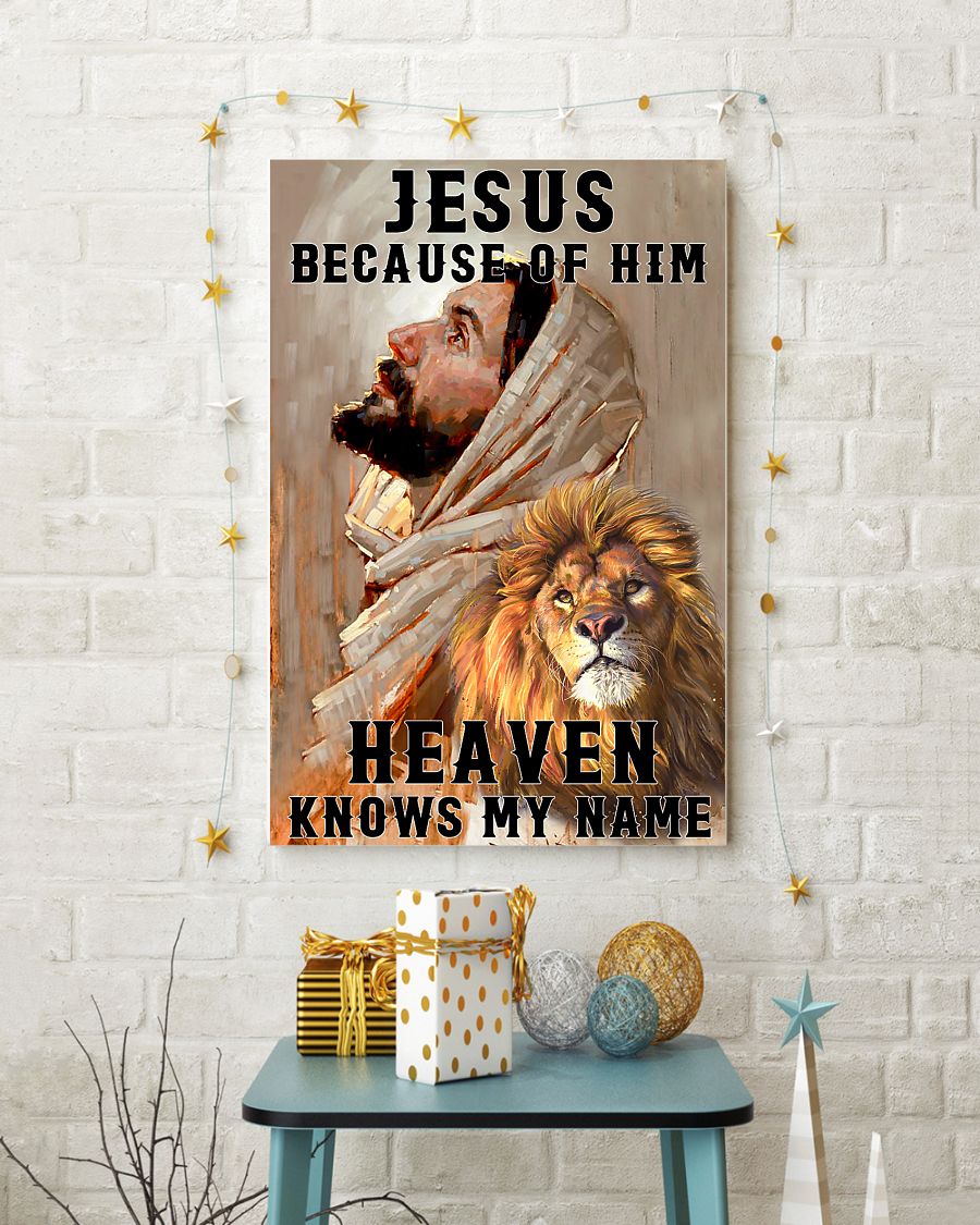 Jesus because of him heaven knows my name lion poster 4