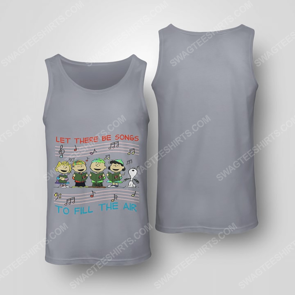 Let there be songs to fill the air snoopy and grateful dead rock band tank top(1)