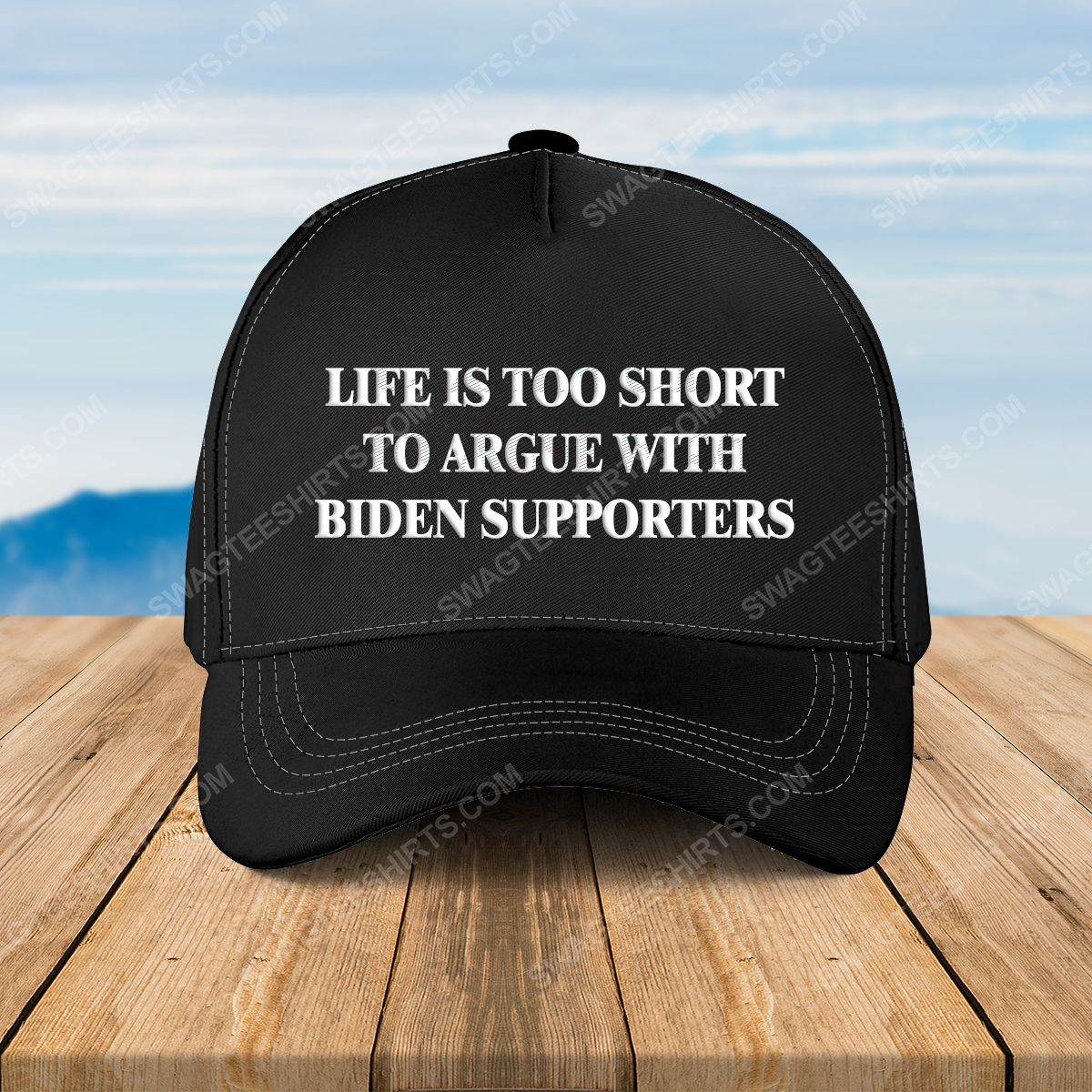 Life is too short to argue with biden supporters full print classic hat 1
