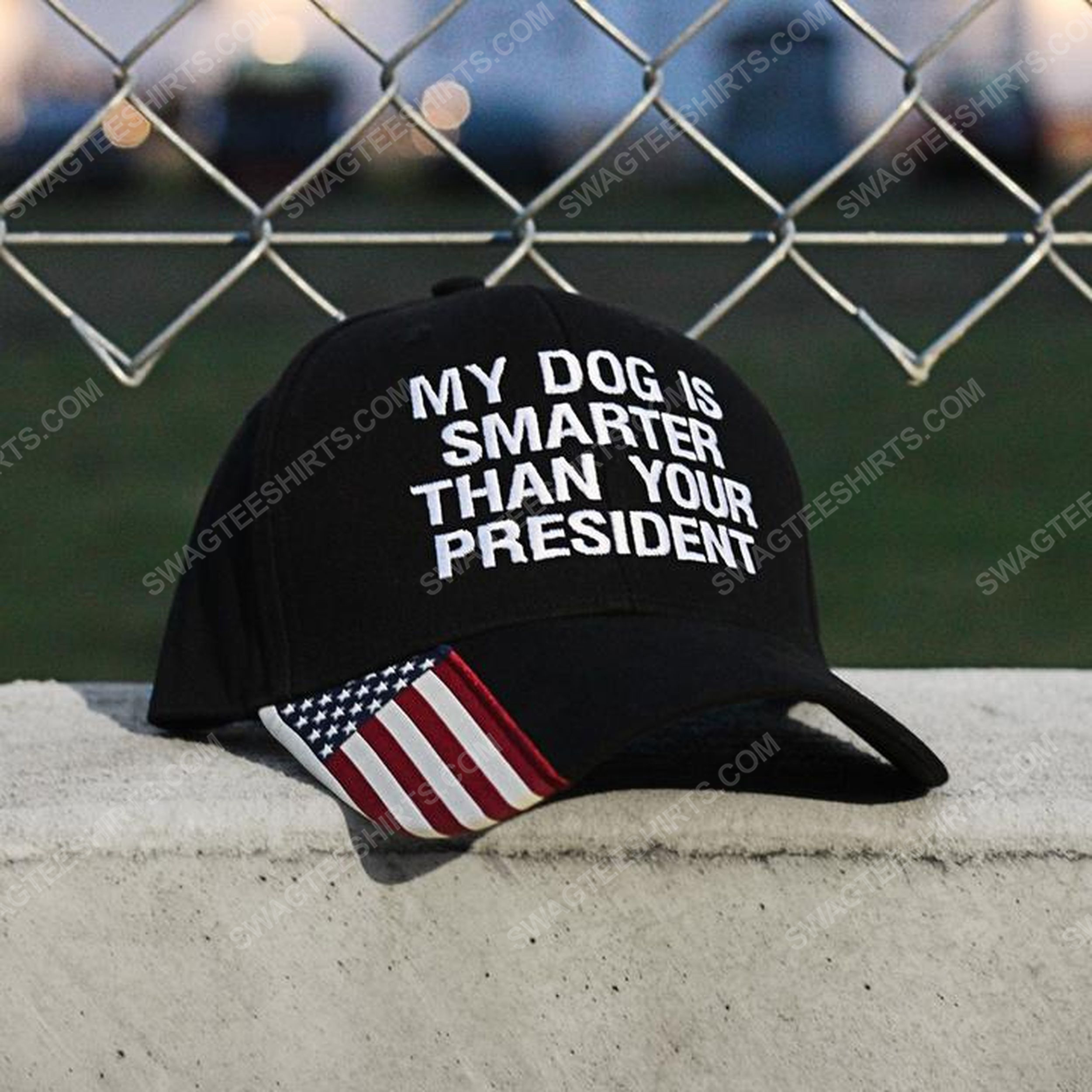 My dog is smarter than your president full print classic hat 1 - Copy (2)