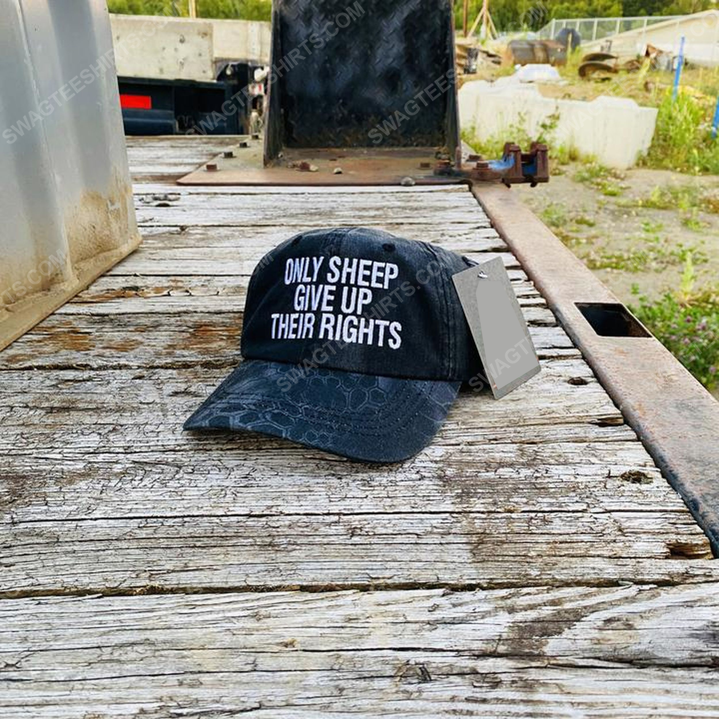 Only sheep give up their rights full print classic hat 1 - Copy (2)
