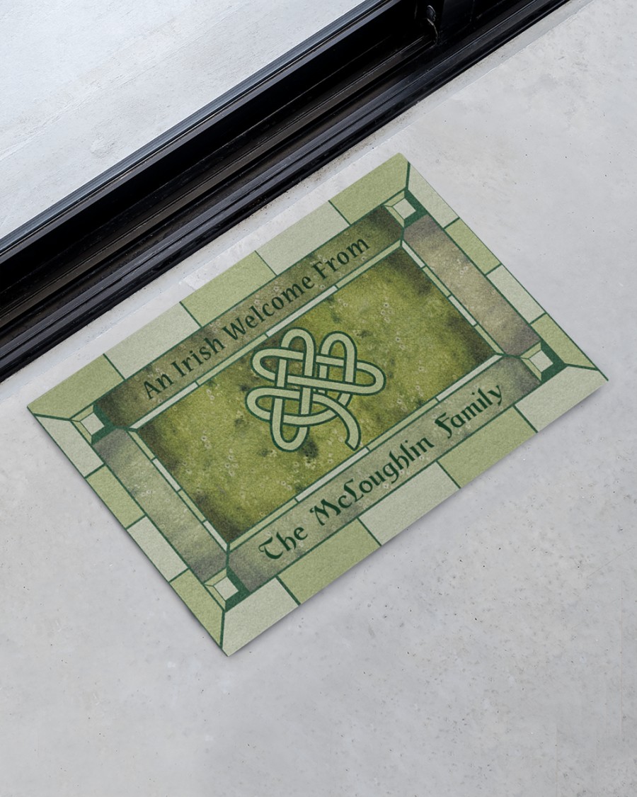 Personalized an irish welcome from full printing doormat 2
