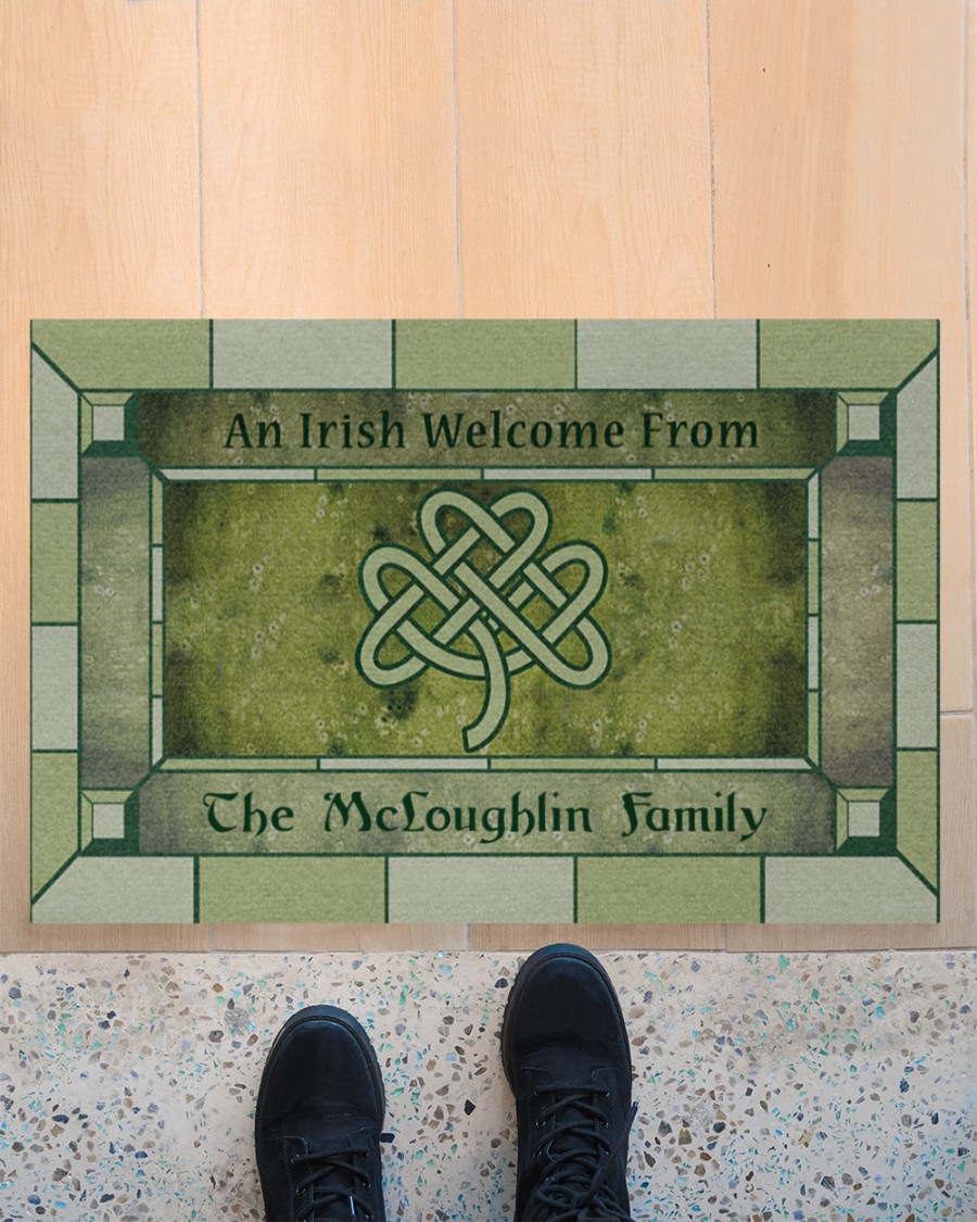 Personalized an irish welcome from full printing doormat 3