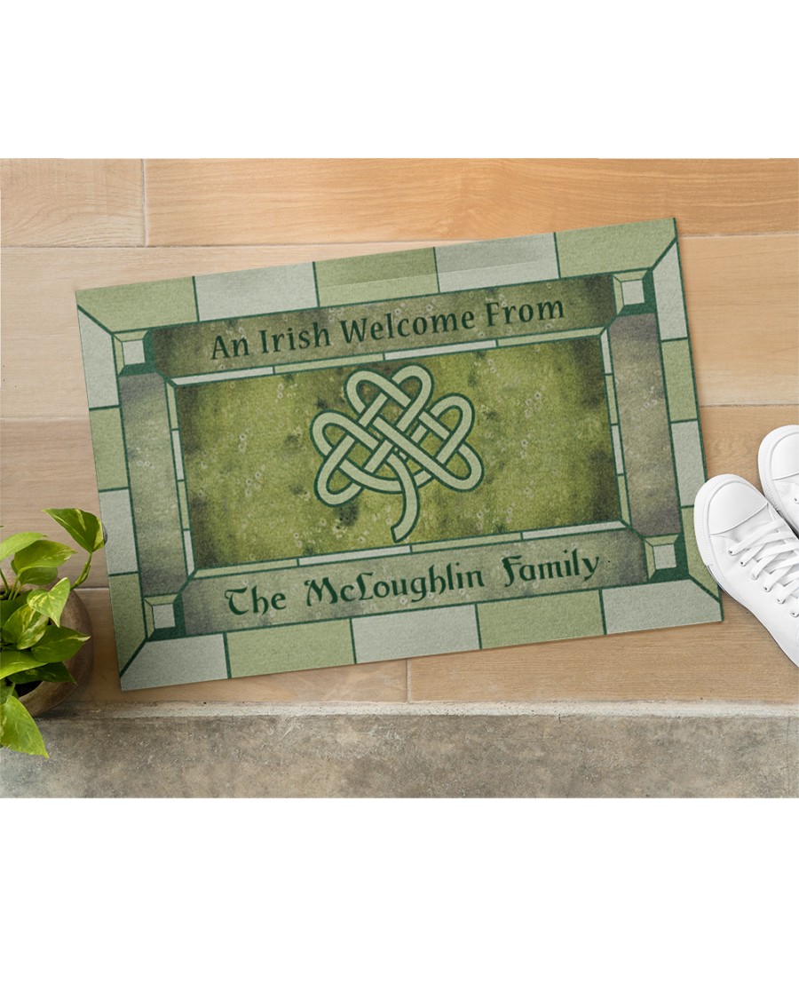 Personalized an irish welcome from full printing doormat 4