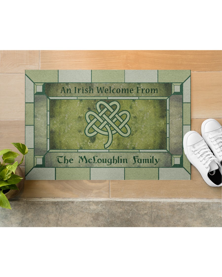 Personalized an irish welcome from full printing doormat 5