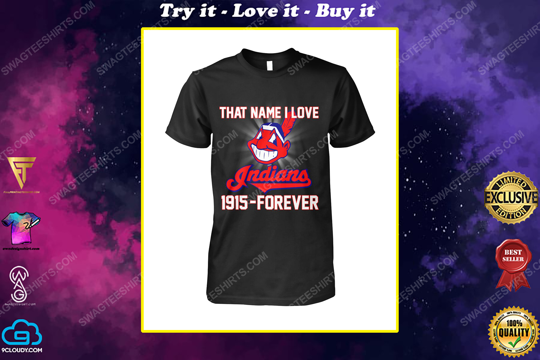 That name i love cleveland indians 1915 forever shirt