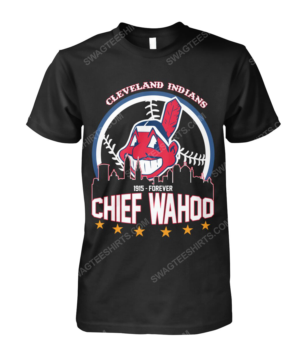 The cleveland indians 1915 forever chief wahoo tshirt 1