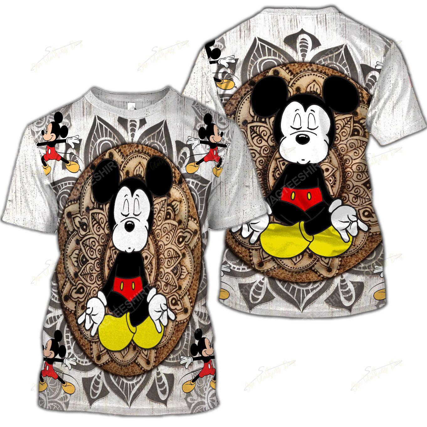 The mickey mouse namaste full printed shirt 3(1)