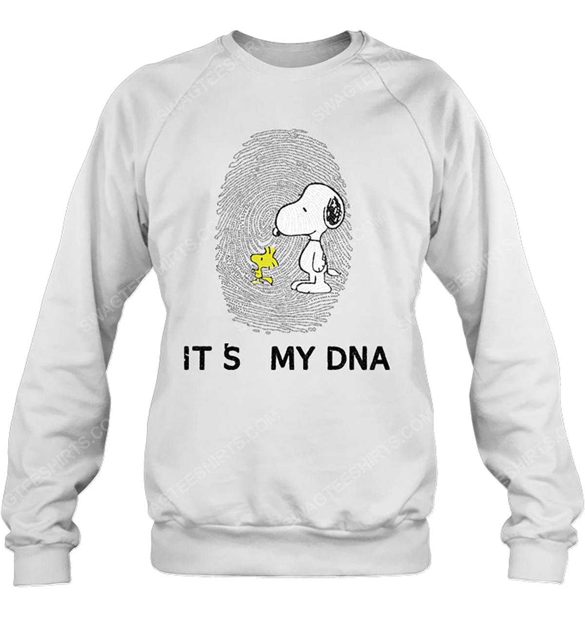 The peanuts snoopy and woodstock it's my dna sweatshirt 1