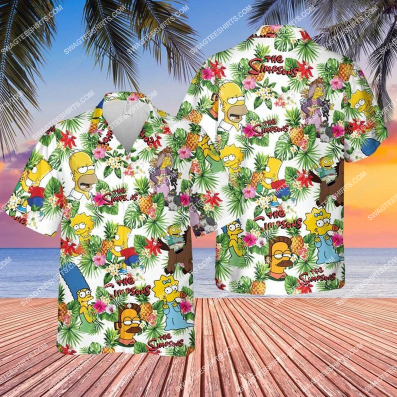 The simpsons tv show summer vacation hawaiian shirt 1 - Copy (2)