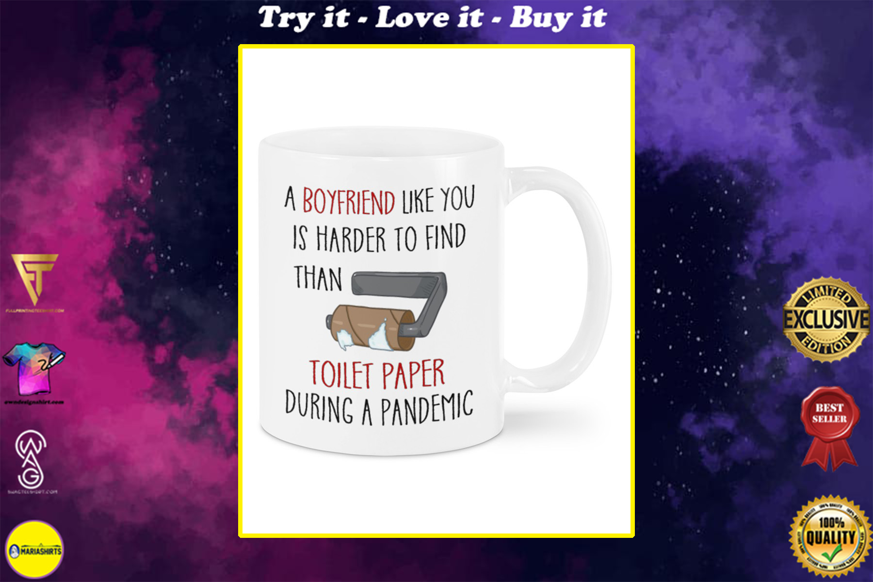 a boyfriend like you is harder to find than toilet paper during a pandemic happy valentine's day mug