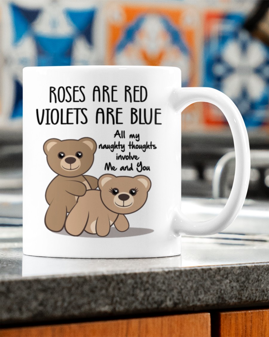 all my naughty thoughts involve me and you happy valentine's day mug 2