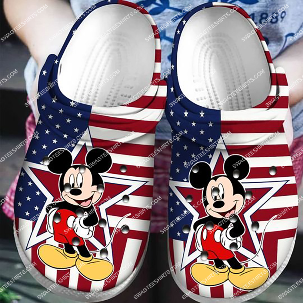 american flag mickey mouse crocband clog 1 - Copy (2)