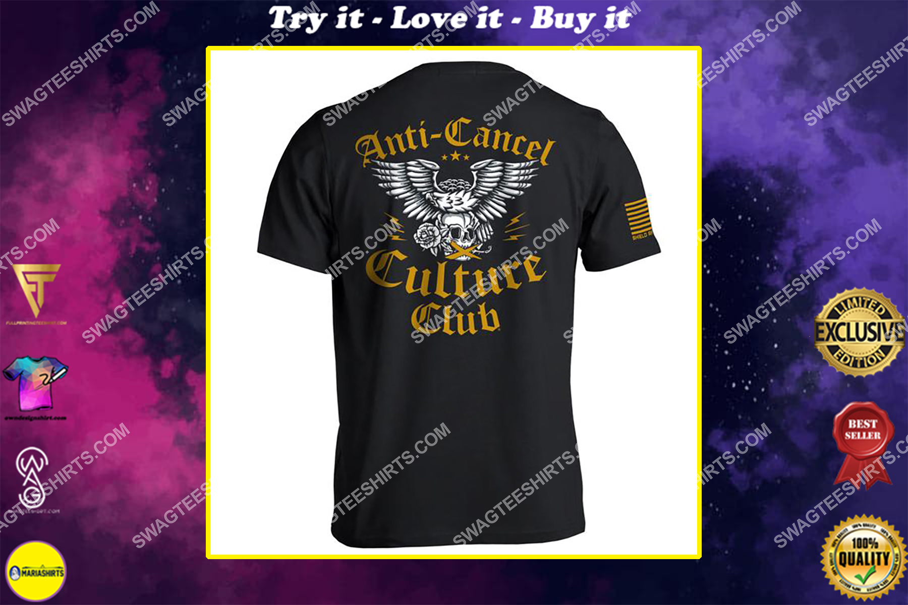 anti cancel culture club political full print shirt
