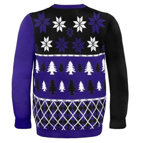baltimore ravens busy block ugly christmas sweater 3