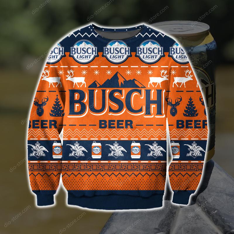 busch light busch beer full printing ugly christmas sweater 2
