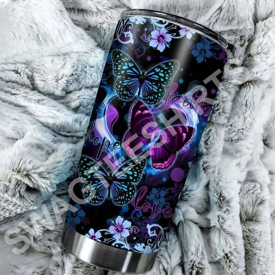 butterfly love hope faith all over printed stainless steel tumbler 2(1)