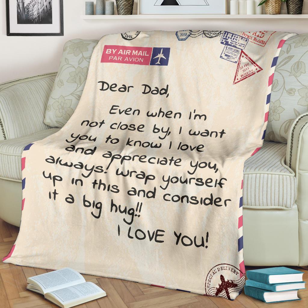 by air mail dear dad wrap yourself up with this i love you blanket 4