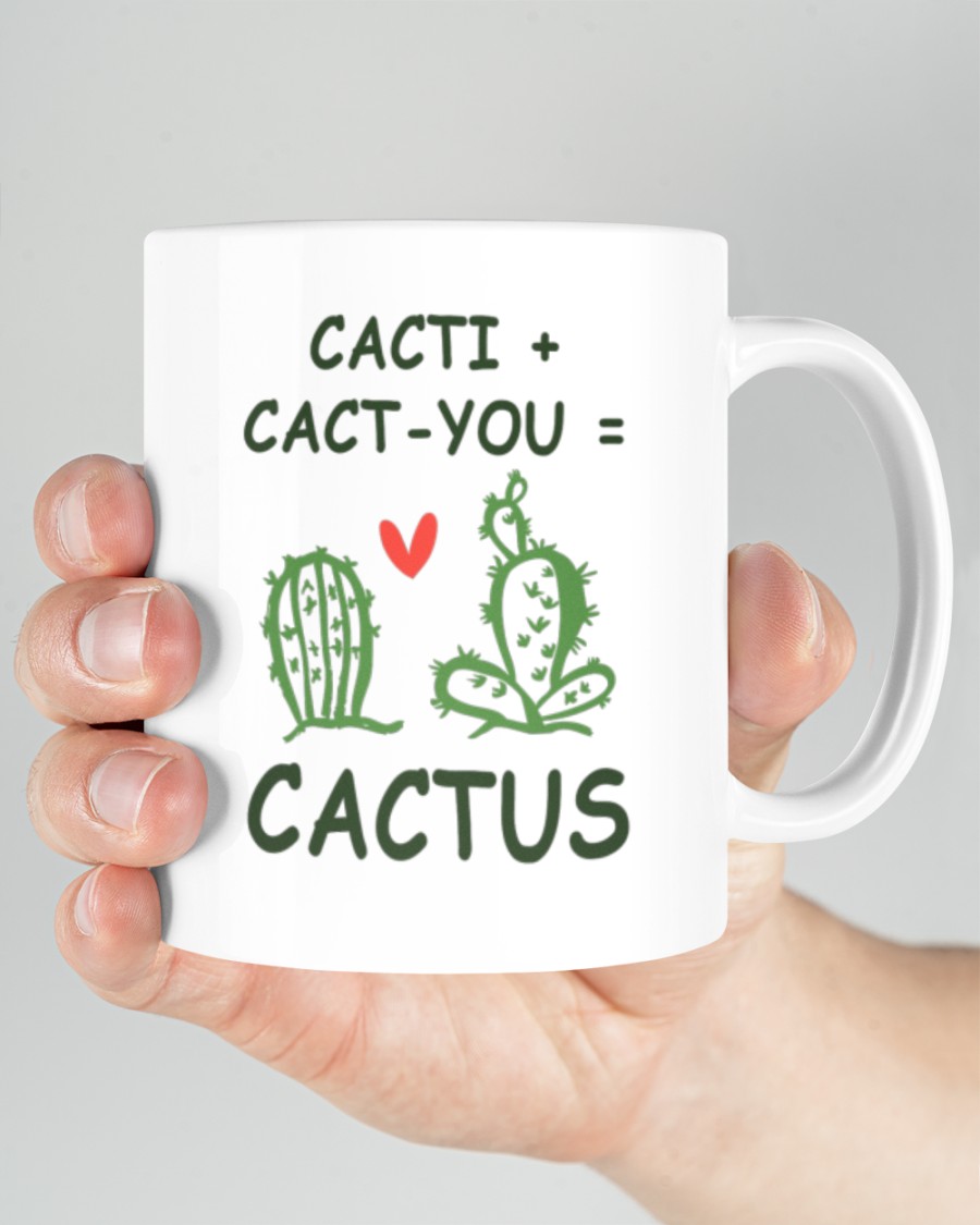 cacti cact-you cactus happy valentine's day mug 2