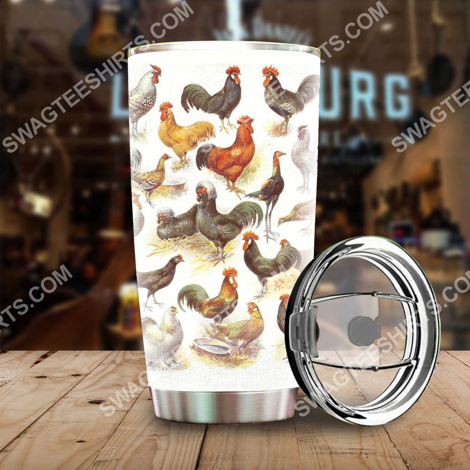 chicken lover all over printed stainless steel tumbler 2(1) - Copy