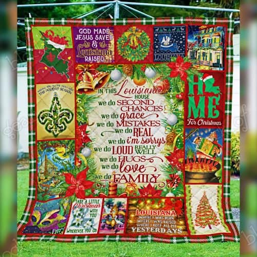 christmas in this louisiana we do second chances we do family quilt 4