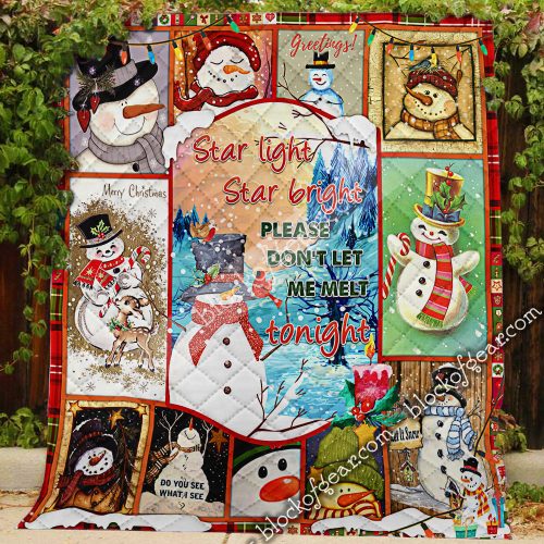 christmas snowflakes star light star bright please dont let me melt tonight quilt 3