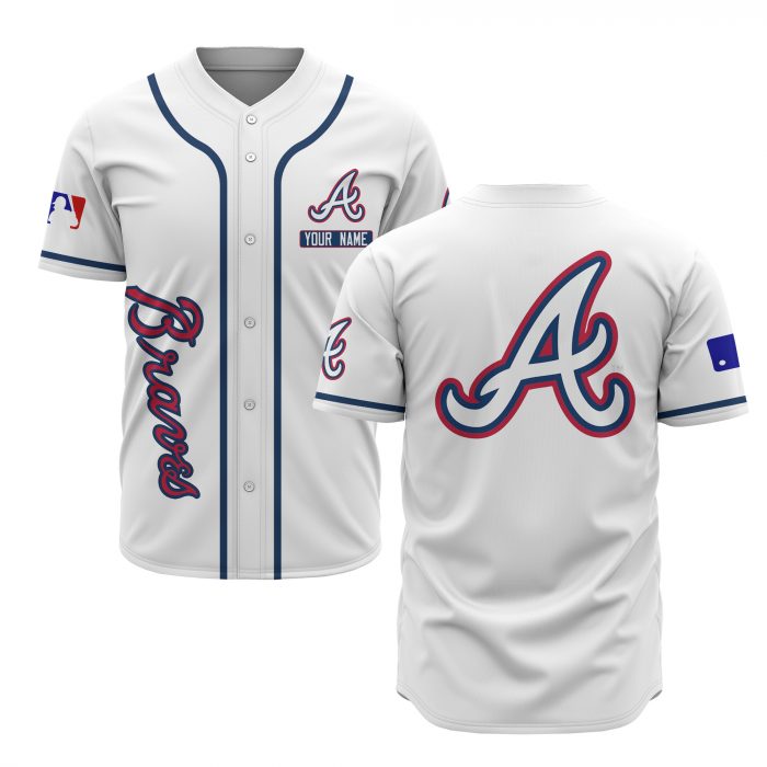 custom name atlanta braves baseball shirt 1