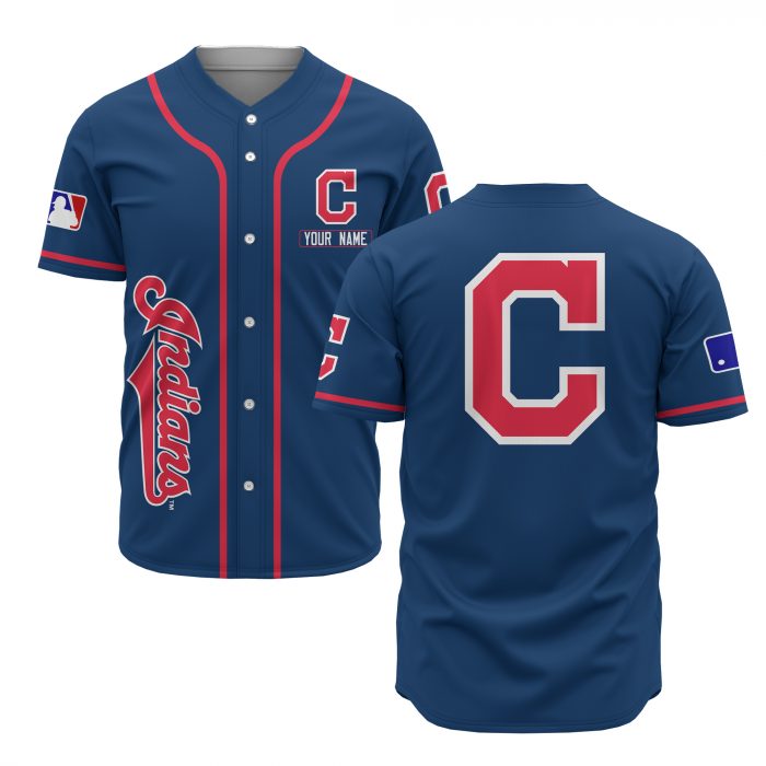 custom name cleveland indians baseball shirt 2
