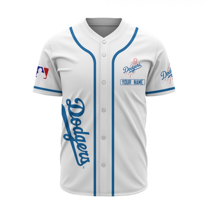 custom name los angeles dodgers baseball shirt 3