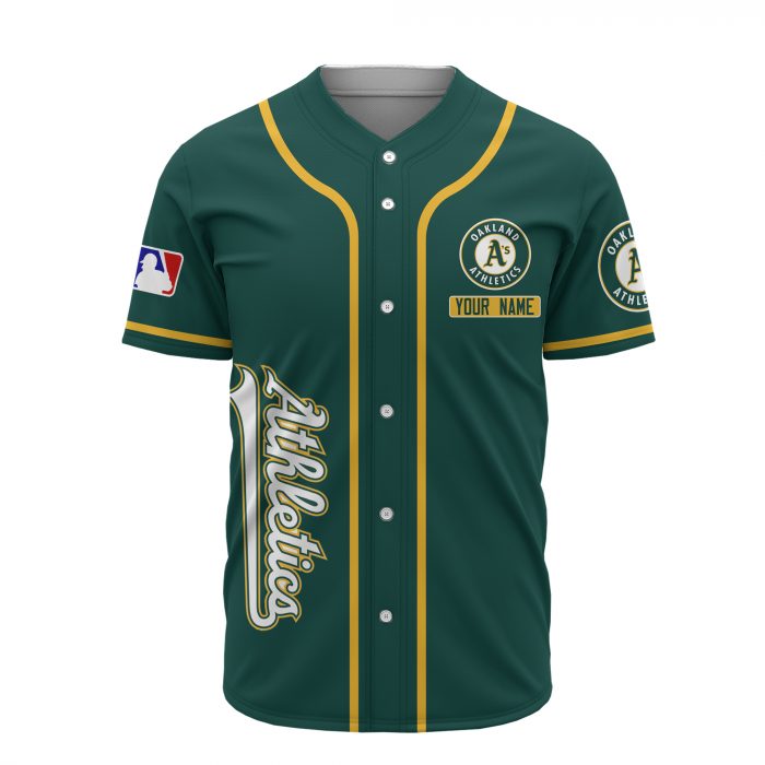 custom name oakland athletics baseball shirt 3