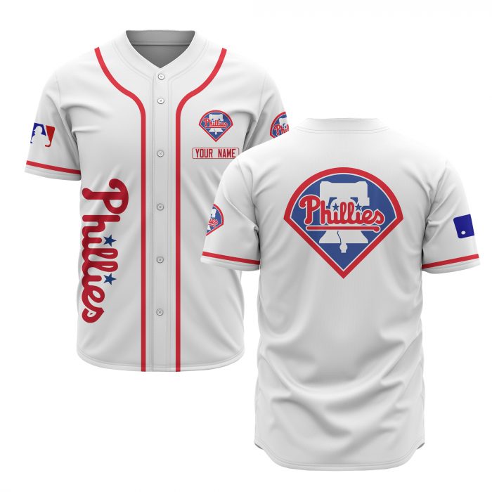custom name philadelphia phillies baseball shirt 1