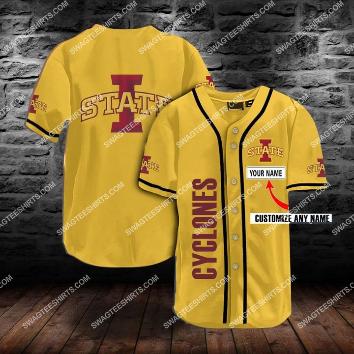 custom name the iowa state cyclones team full printing baseball jersey 1(2) - Copy