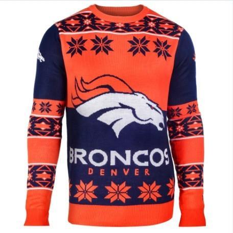 denver broncos national football league ugly christmas sweater 2